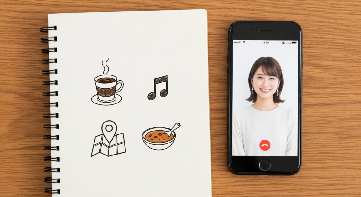 相手の好きなことから会話を広げる