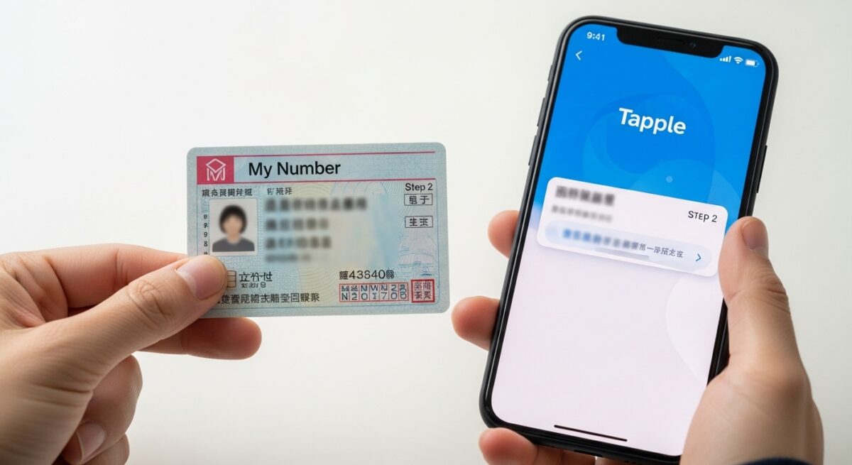 マイナンバーカードで時間短縮完了